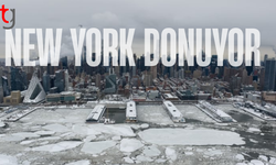 ABD'de kar fırtınası: Hudson Nehri kısmen dondu