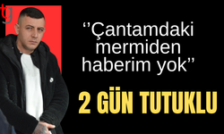 Ercan’da çantasında mermi bulunan zanlıya 2 gün tutukluluk