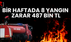 Bir haftada 8 yangın, 20 özel servis olayı
