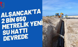 Alsancak’ta içme suyu hattı yenilendi