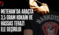 Metehandа araçta uy*şturucu ve hassas terazi bulundu