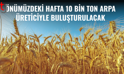 Arpa sevkiyatı sürüyor, 10 bin ton hedefi açıklandı