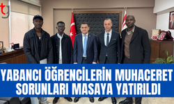 İçişleri Bakanı Dursun Oğuz, yabancı öğrencilerin muhaceret sorunlarını dinledi.