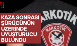 Anayolunda kaza sonrası uy*şturucu bulundu