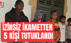 Gönyeli’de izinsiz ikamet operasyonu