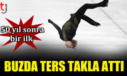 Buz pateninde 50 yıl sonra gelen ters takla