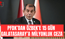 PFDK’dan Dursun Özbek’e 15 gün hak mahrumiyeti