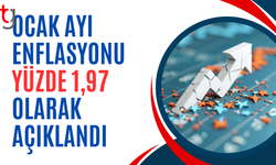 Ocak ayı enflasyonu yüzde 1,97 olarak açıklandı
