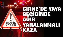 Yaya geçidinde kaza: 1 kişi yoğun bakımda