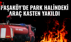 Paşaköy’de park halindeki araç kundaklandı