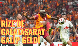Galatasaray, Rizespor deplasmanında galip geldi