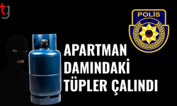 Gazimağusa’da damdaki mutfak tüplerini çaldılar