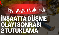 Tatlısu’da inşaattan düşen işçinin durumu kritik