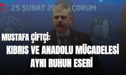 Çiftçi’den Kıbrıs Türk halkına destek vurgusu