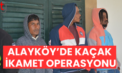 Alayköy sanayi bölgesinde izinsiz ikamet operasyonu