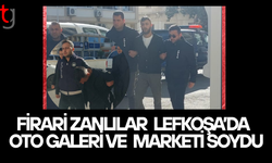 Oto galeri ve marketi soyan iki firari yakalandı