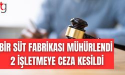 Değirmenlik-Akıncılar’da 76 iş yeri denetlendi: Bir süt fabrikası mühürlendi, 2 işletmeye ceza kesildi