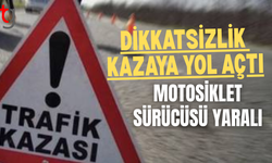 Girne’de motosiklet kazası: Sürücü hastanelik oldu