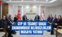 CTP’den Ticaret Odası’na ziyaret ekonomik riskler ve çözüm arayışları konuşuldu