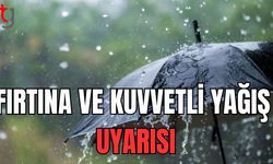 Meteoroloji’den fırtına ve kuvvetli yağış uyarısı