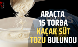 Gümrüğe beyan edilmemiş süt tozu bulundu