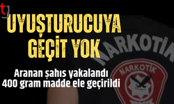 Aranan zanlı uy*şturucuyla yakalandı, 400 gramlık paket de ele geçirildi
