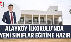 Alayköy İlkokulu’nda yeni derslikler hizmete hazırlanıyor