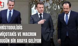 Hristodulidis, Miçotakis ve Macron bugün Baf'ta bir araya geliyor