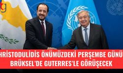 Hristodulidis önümüzdeki perşembe günü Brüksel’de Guterres’le görüşecek