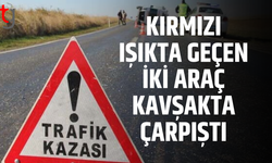 Kırmızı ışık ihlali kazaya yol açtı