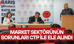 CTP marketler birliği ile görüştü: Eko-sepet ve ekonomik daralma ele alındı