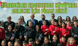 Ergenekon Köyü’nde “doğaya nefes olmak” temalı fidan dikimi etkinliği
