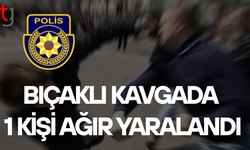 Bıçaklı kavgada bir kişi ağır yaralandı