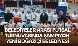 Belediyeler arası futsal turnuvası tamamlandı