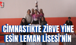 Cimnastikte şampiyonluk yine Esin Leman Lisesi’nin