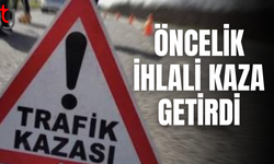 Karaoğlanoğlu’nda dikkatsizlik kazaya yol açtı
