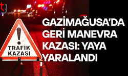Gazimağusa’da geri manevra kazası: 1 yaya yaralı