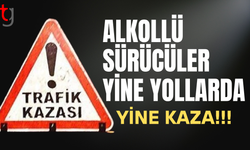 Lefkoşa ve çevresinde alkollü sürücüler kazaya neden oldu