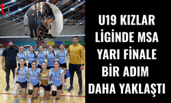 Voleybol Telsim U19 kızlar liginde msa yarı finale çok yakın