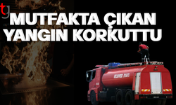 Zümrütköy’de mutfakta yangın
