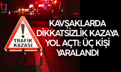 İki ayrı trafik kazasında üç kişi yaralandı