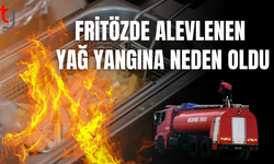 Restoran mutfağında yangın paniği