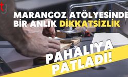Marangoz Atölyesinde Bir Anlık Dikkatsizlik Pahalıya Patladı!