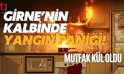 Girne’nin Kalbinde Yangın Paniği! Mutfak Kül Oldu