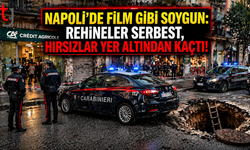 Napoli’de film gibi banka soygunu: Rehineler serbest, soyguncular delikten kaçtı