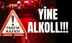 Alkollü sürücü park halindeki araca çarptı