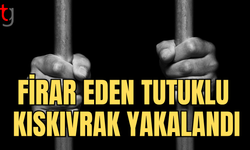 Firar eden tutuklu kısa sürede yakalandı