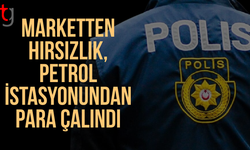 Marketten jilet çaldı, petrol istasyonundan para kayboldu