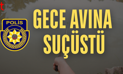 Gece yasağına rağmen zıpkınla avcılık yaptı
