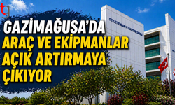 Gazimağusa’da araç ve ekipmanlar açık artırmayla satışa çıkıyor